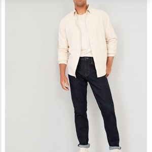 NWT, Old Navy, Men’s Relaxed Slim Taper Fit Denim, 48 x 34